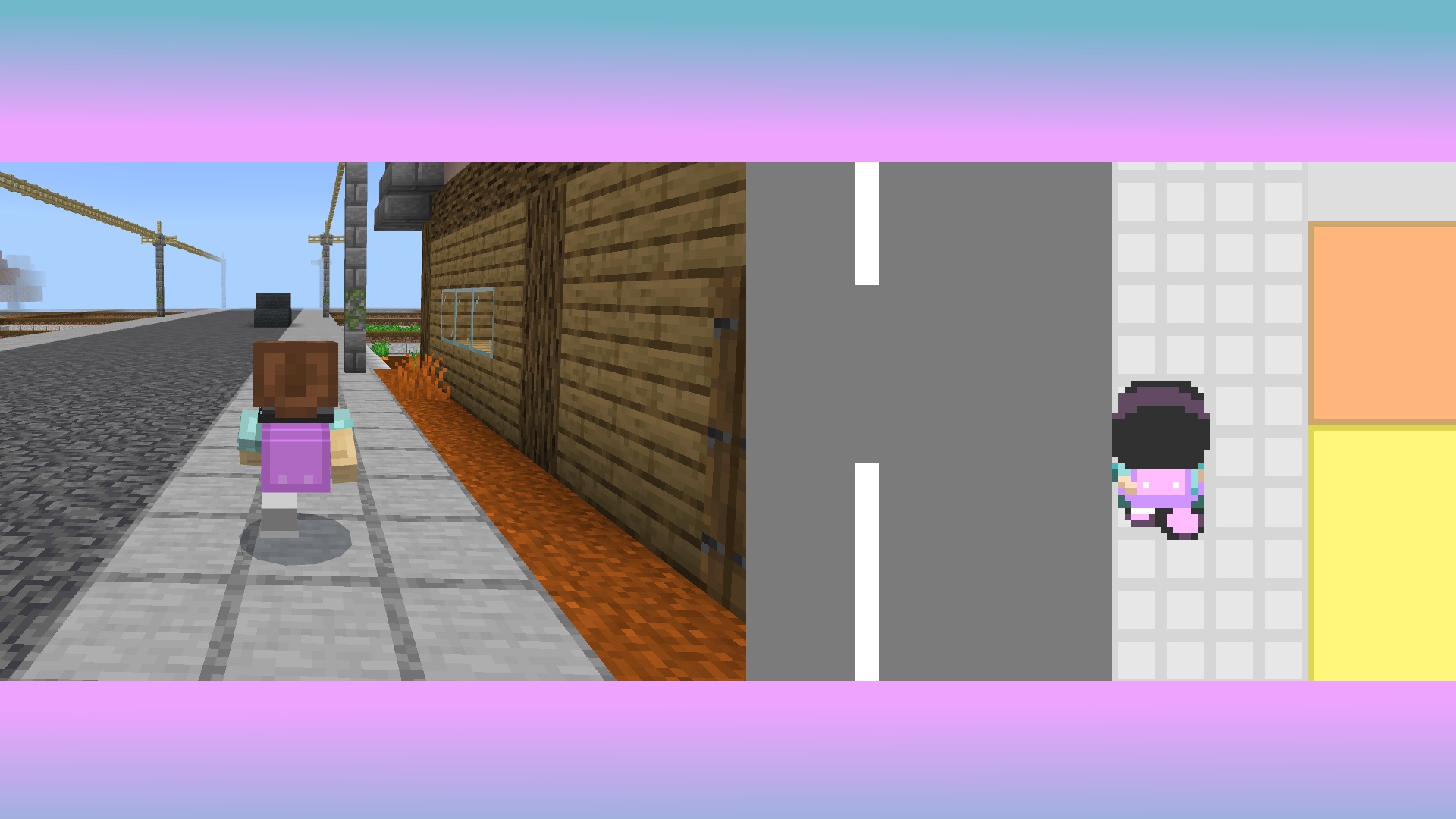作っているのは、マイクラの脱出マップのデメイク